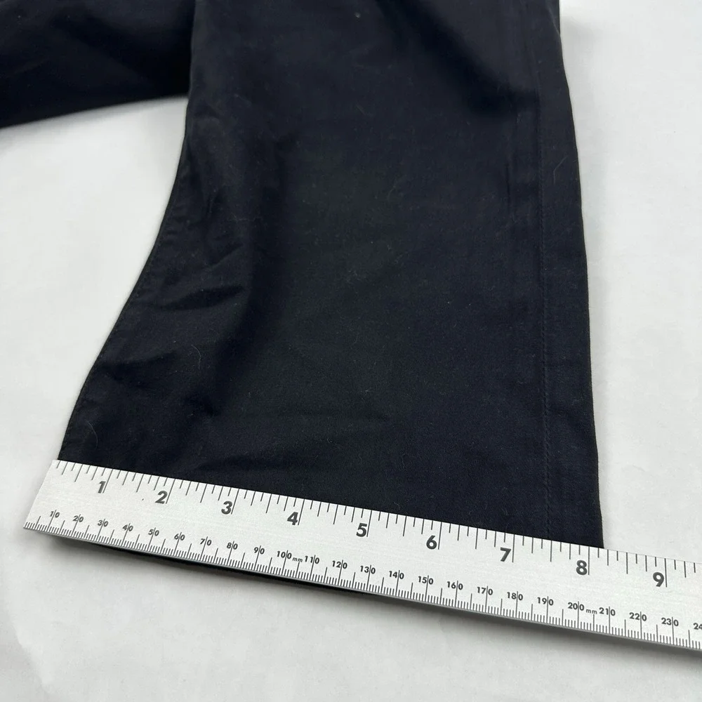 AG Adriano Goldschmied Everett Pants Mens 40‎ Black Slim Straight Italian Fabric